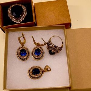 Sapphire costume jewelry